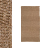 Alfombra Exterior de Polipropileno Beige 80x150 cm