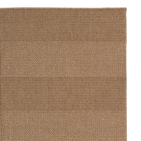 Alfombra Exterior de Polipropileno Beige 80x150 cm