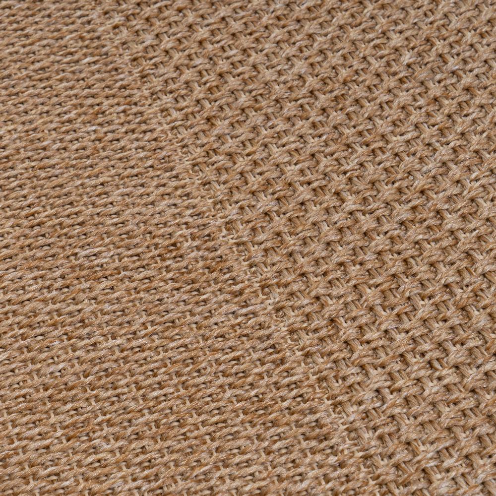 Alfombra Exterior de Polipropileno Beige 80x150 cm