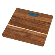 Balança de Casa de Banho em Madeira de Acácia com Ecrã LCD 28x28 cm