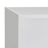 Estanteria Cube Blanca de 2 Baldas de 54x30x24 cm
