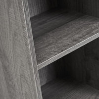 Estantería Cubo 2 estantes de tablero laminado gris de 54x30 cm