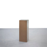 Estantería cubo con 2 estantes gris de 30x80 cm
