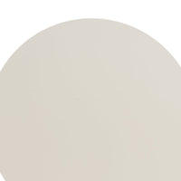 Mesa Auxiliar Metálica Beige 40x40x45 cm con Estrucrura Tubular