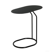 Mesa Auxiliar Lateral Metálica Negra 45x28x49 cm