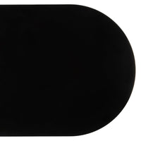 Mesa Auxiliar Lateral Metálica Negra 45x28x49 cm