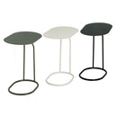 Mesa Auxiliar Lateral Metálica Negra 45x28x49 cm