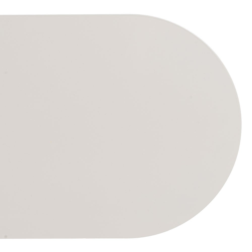 Mesa Auxiliar Lateral Metálica Beige 45x28x49 cm