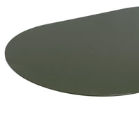 Mesa Auxiliar Lateral Metálica Verde 45x28x49 cm