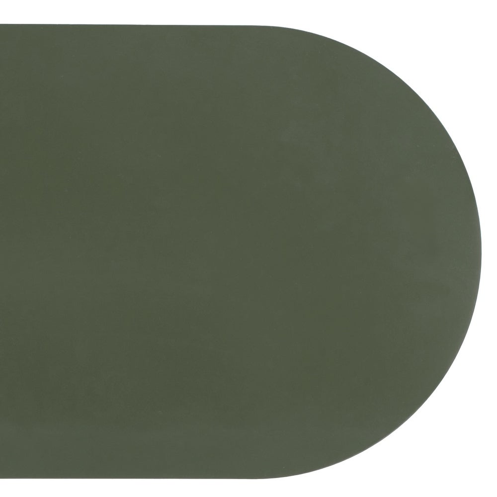 Mesa Auxiliar Lateral Metálica Verde 45x28x49 cm