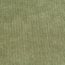 Puff taburete redondo tapizado en chenilla verde de 40x45 cm