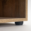 Estantería Cubo con puertas natural de 90x60 cm