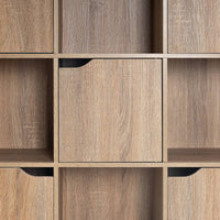 Estantería de puerta de madera marrón de 90x29x89 cm