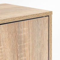 Estantería de puerta de madera marrón de 90x29x89 cm