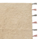 Alfombra de Algodon Beige Lavable 150x90 cm