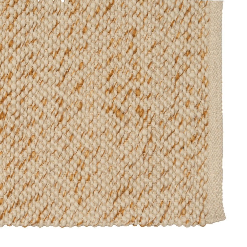 Alfombra de Polialgodon Beige 170x120 cm