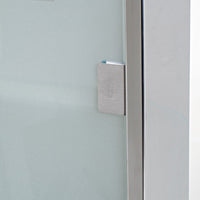 Armario Botiquin de Acero Inoxidable y Cristal 30x12x60 cm