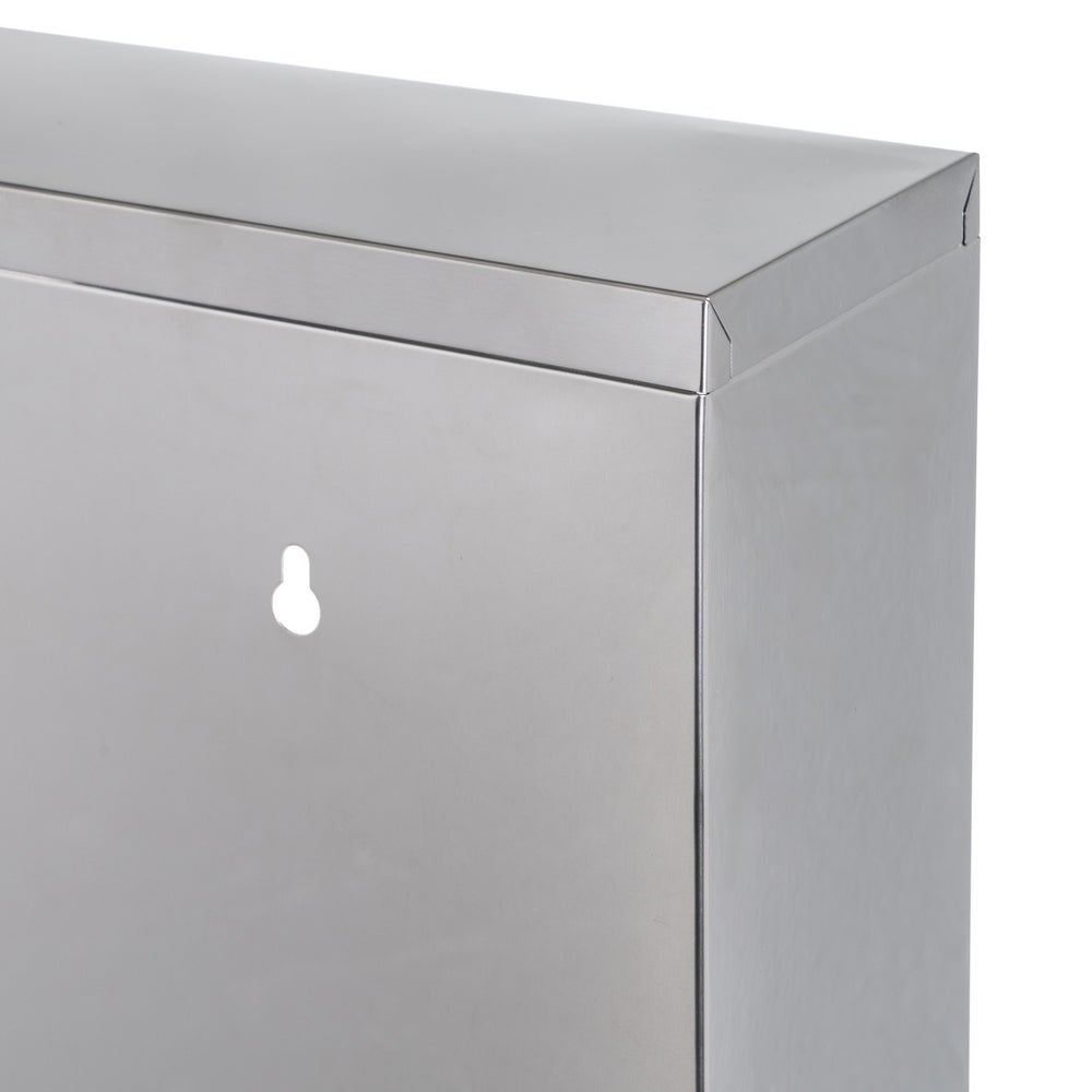 Armario Botiquin de Acero Inoxidable y Cristal 30x12x60 cm