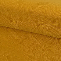 Puf arcón plegable color amarillo para almacenaje con tapa de 76x38x38cm
