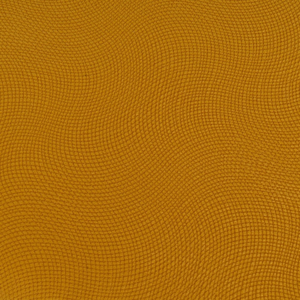 Puf arcón plegable color amarillo para almacenaje con tapa de 76x38x38cm