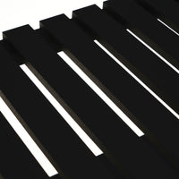 Zapatero Negro de Bambú-Madera Laminada de 2 Baldas 70x26x36 cm