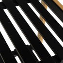 Estanteria de Bambú y Negro con 3 Baldas 34x33x80 cm