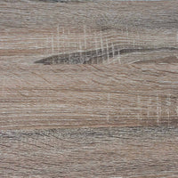 Consola Cube color roble con estante inferior de 90x30x75 cm