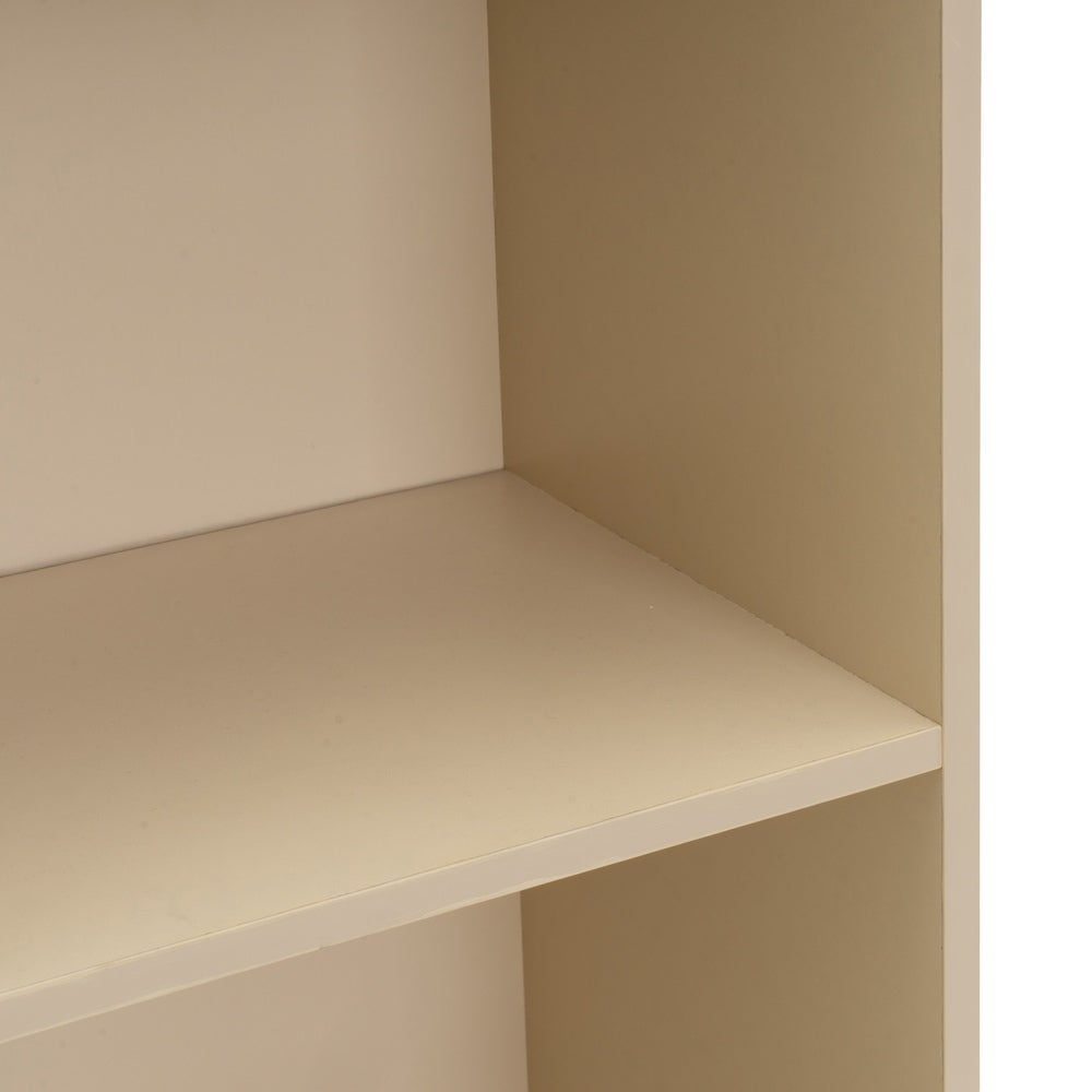 Estantería Mei de 2 baldas beige de 30x24x54 cm en tablero laminado hpl