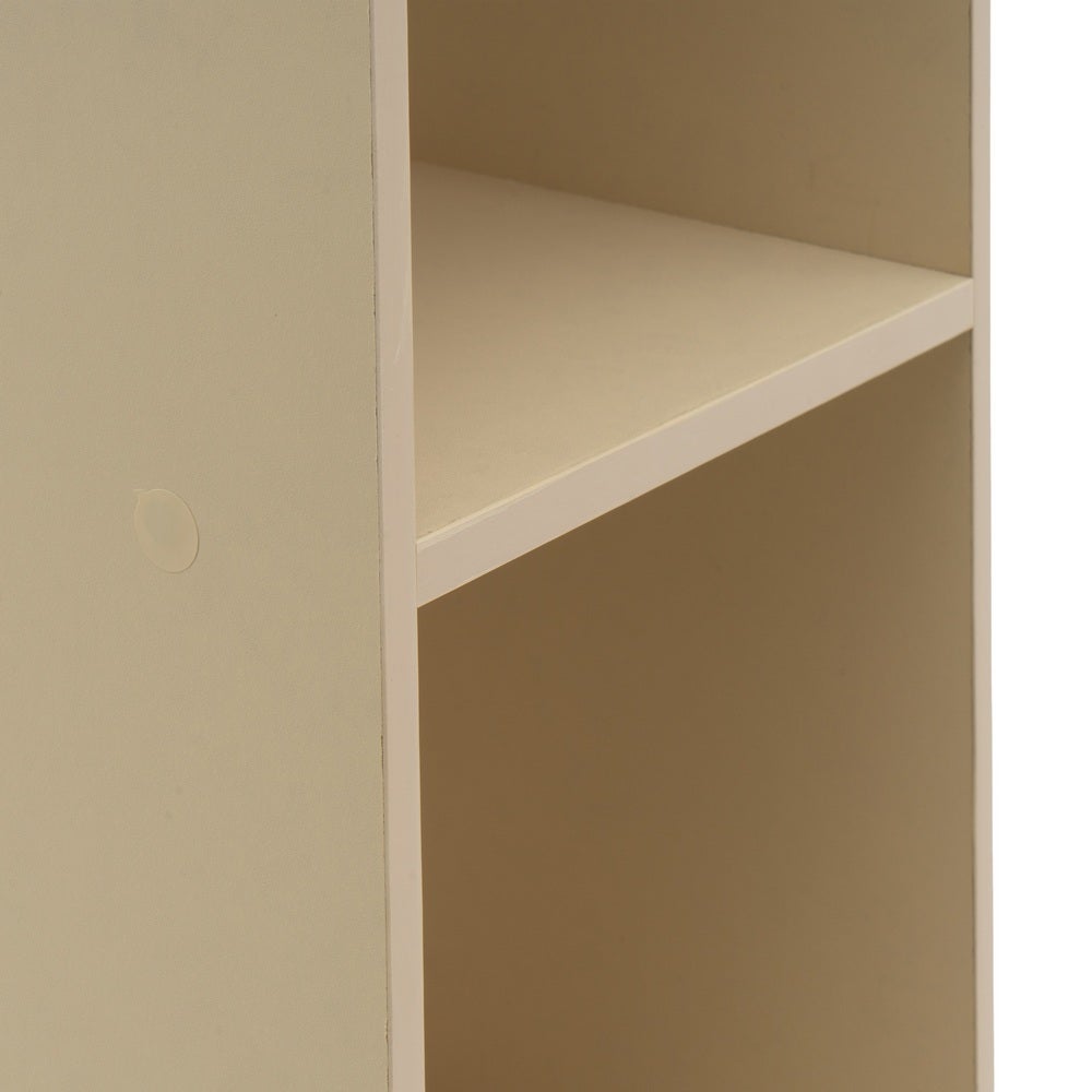 Estantería Mei de 2 baldas beige de 30x24x54 cm en tablero laminado hpl
