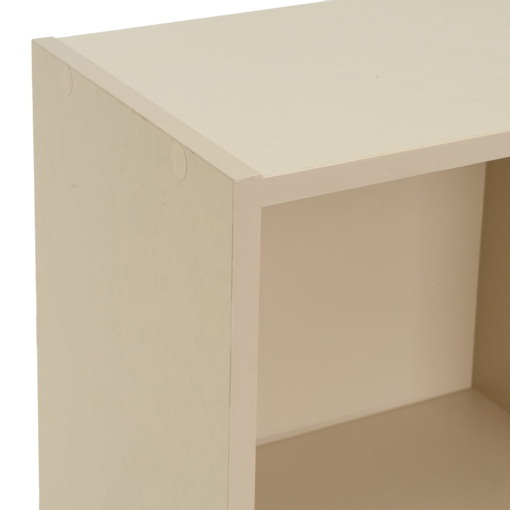 Estantería Mei de 2 baldas beige de 30x24x54 cm en tablero laminado hpl