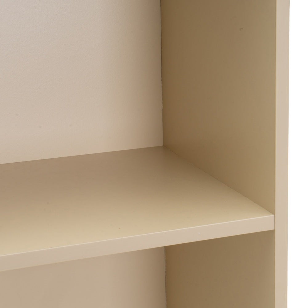 Estantería Mei de 5 baldas beige de 30x24x132 cm en tablero laminado hpl