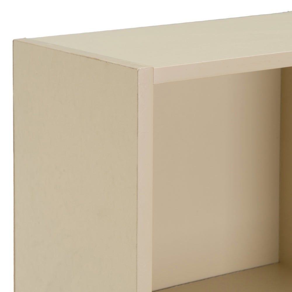 Estantería Mei de 5 baldas beige de 30x24x132 cm en tablero laminado hpl
