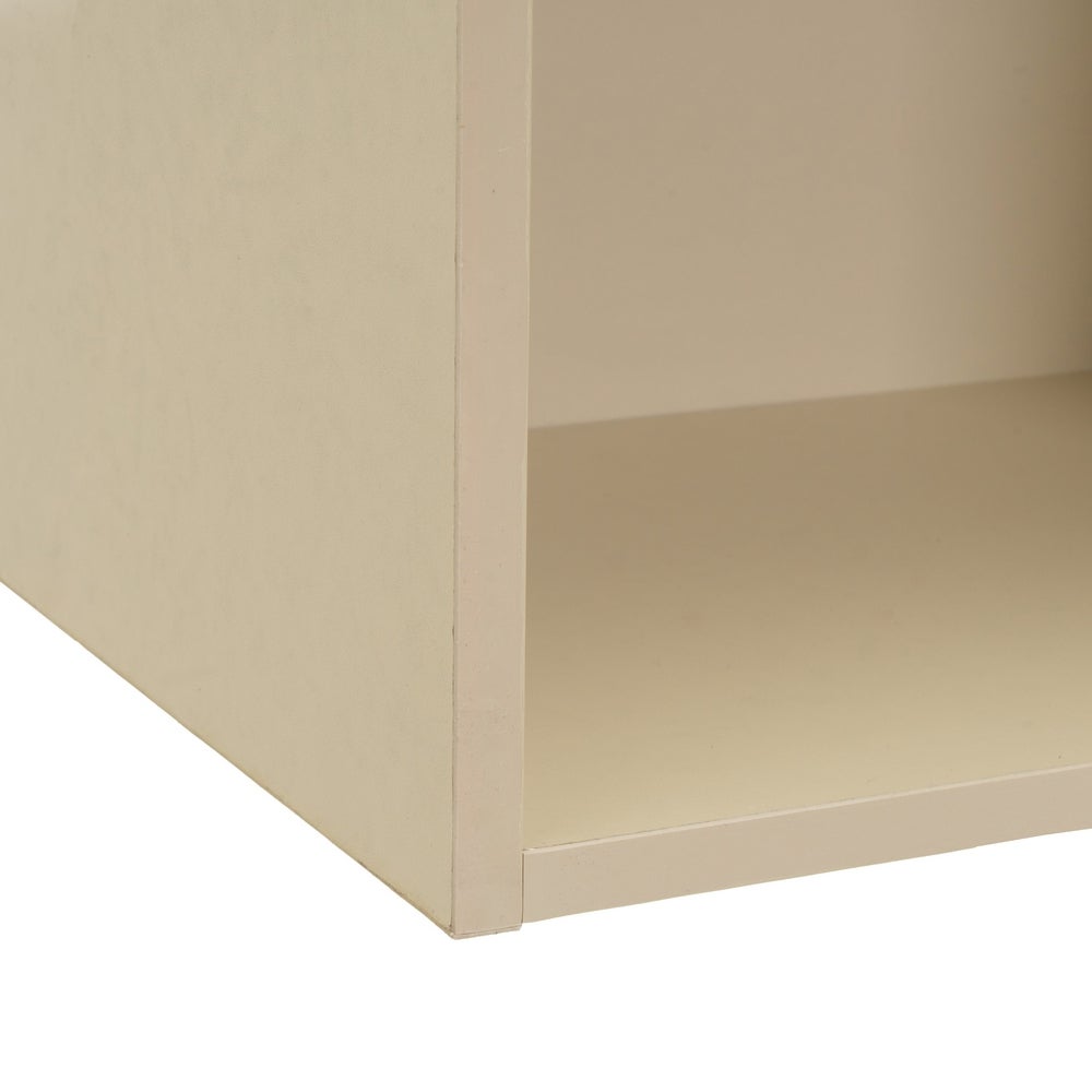 Estantería Mei de 5 baldas beige de 30x24x132 cm en tablero laminado hpl