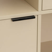 Estanteria Mei con 2 Puertas Beige 60x30x62 cm