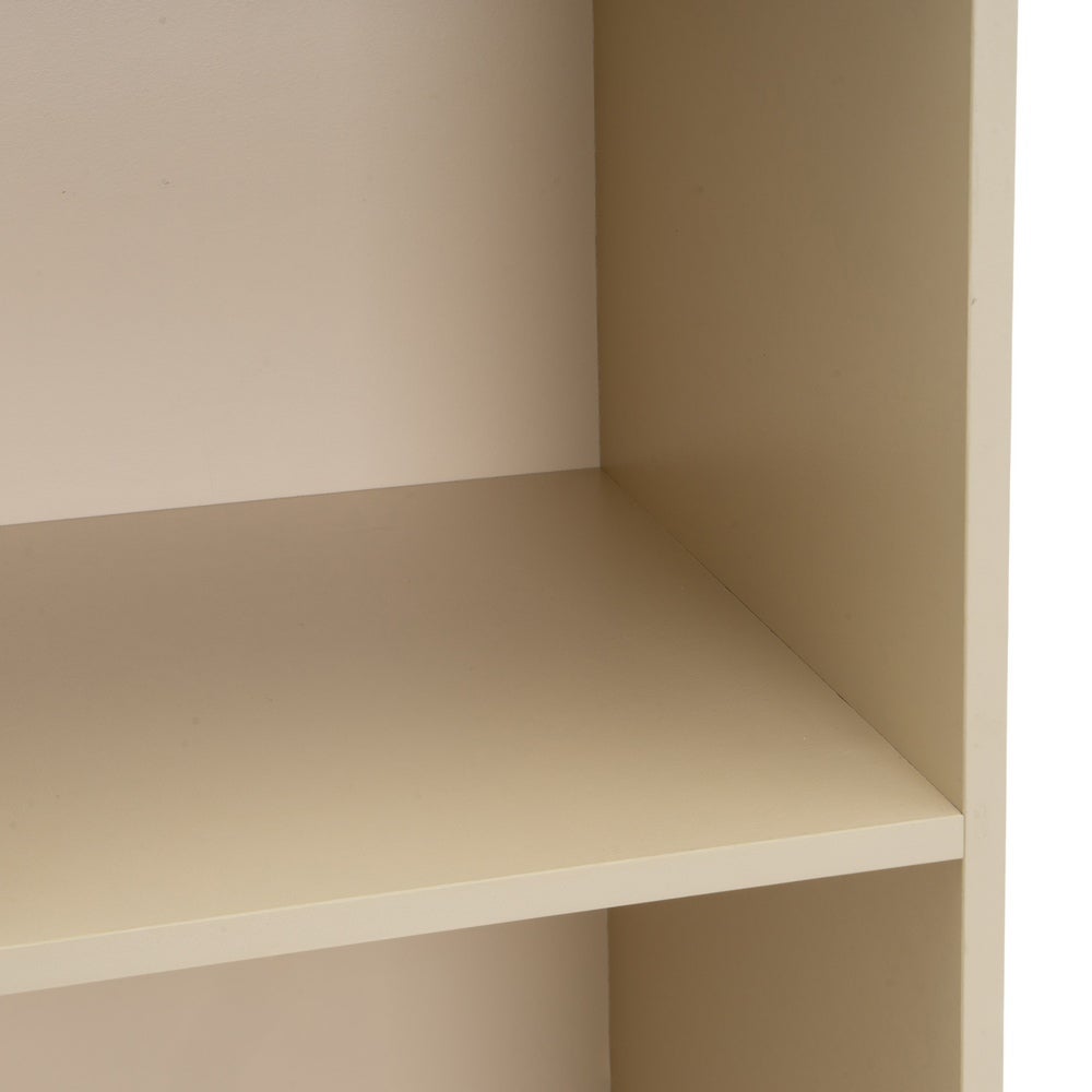 Estantería Mei con 2 puertas beige de 30x29x119 cm en tablero laminado hpl