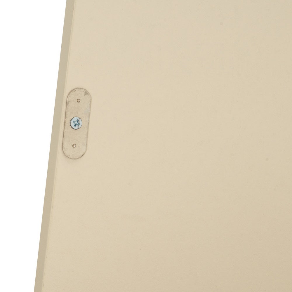 Estantería Mei con 2 puertas beige de 30x29x119 cm en tablero laminado hpl