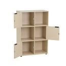 Estanteria Mei con 3 Puertas Beige 60x29x90 cm