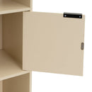 Estanteria Mei con 3 Puertas Beige 60x29x90 cm