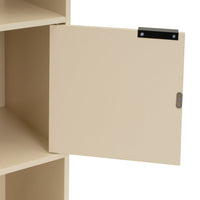 Estanteria Mei con 3 Puertas Beige 60x29x90 cm