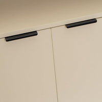 Estanteria Mei con 2 Puertas Beige 59x29x119 cm