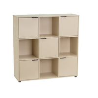 Estanteria Mei con 5 Puertas Beige 89x29x90 cm