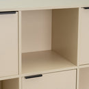 Estanteria Mei con 5 Puertas Beige 89x29x90 cm