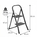 Escalera plegable de 2 peldaños