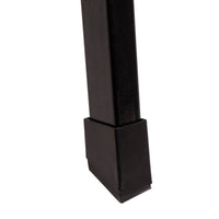 Escalera plegable de 4 peldaños antideslizante negra