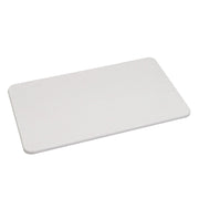 Tapete de banho liso em diatomite cinzento claro, com 60x39 cm