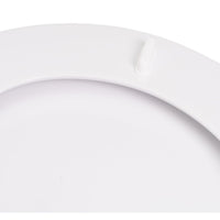 Tapa WC de bambú blanco con bisagras de zinc y fácil instalación 42x34cm
