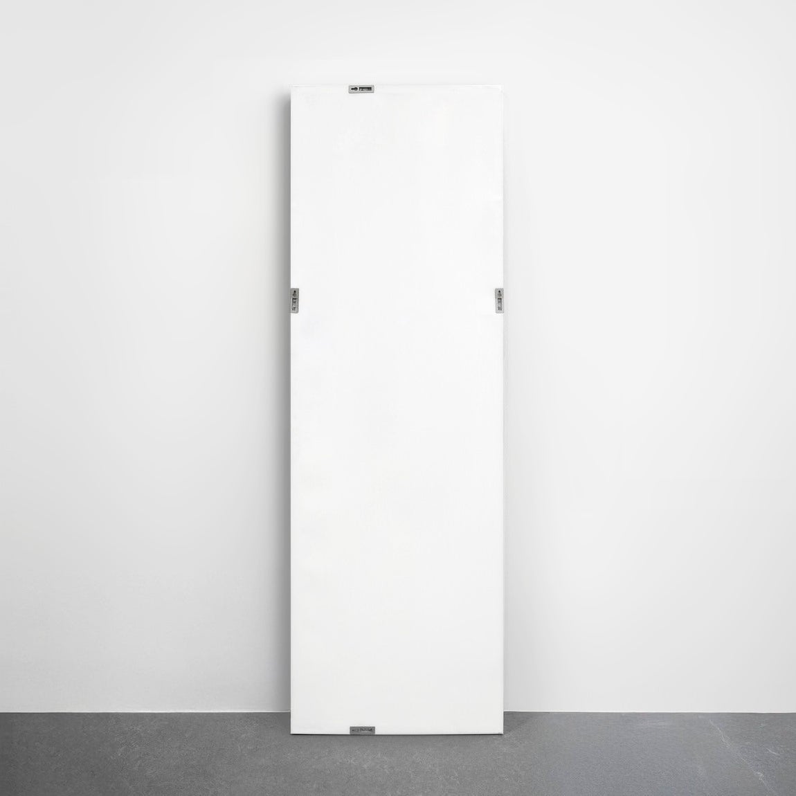 Espelho de parede de corpo inteiro com moldura plástica branca de 45x145 cm