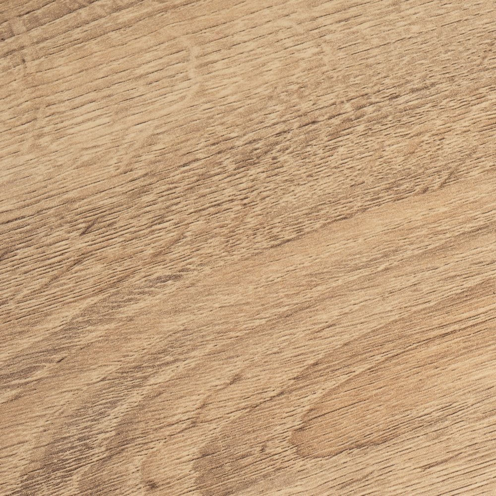Estante de pared curvo de tablero laminado PVC roble claro de 100x20x10 cm