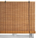 Estor Enrollable de Laminas de Bambú Tostado 90x250 cm