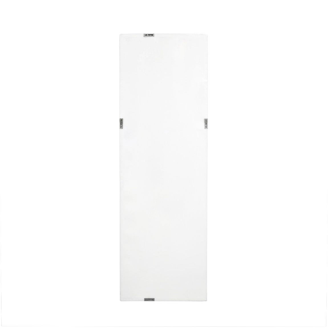 Espejo de pared de rectangular con marco negro de plástico 30x90 cm